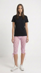 Leggings Cortos de Encaje