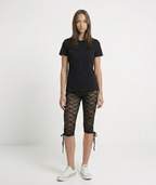 Leggings Cortos de Encaje