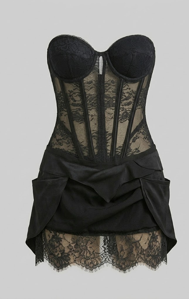 Conjunto de 2 piezas de encaje