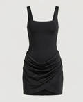Vestido elegante con dobladillo