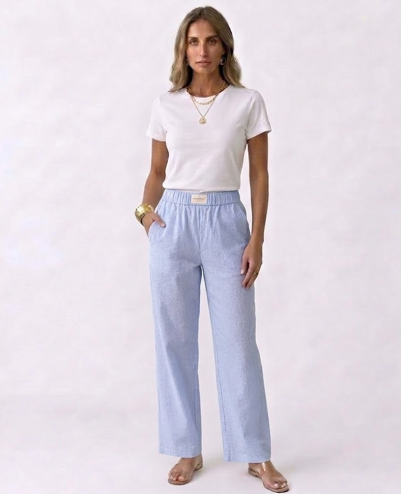 Pantalón ligero de Rayas