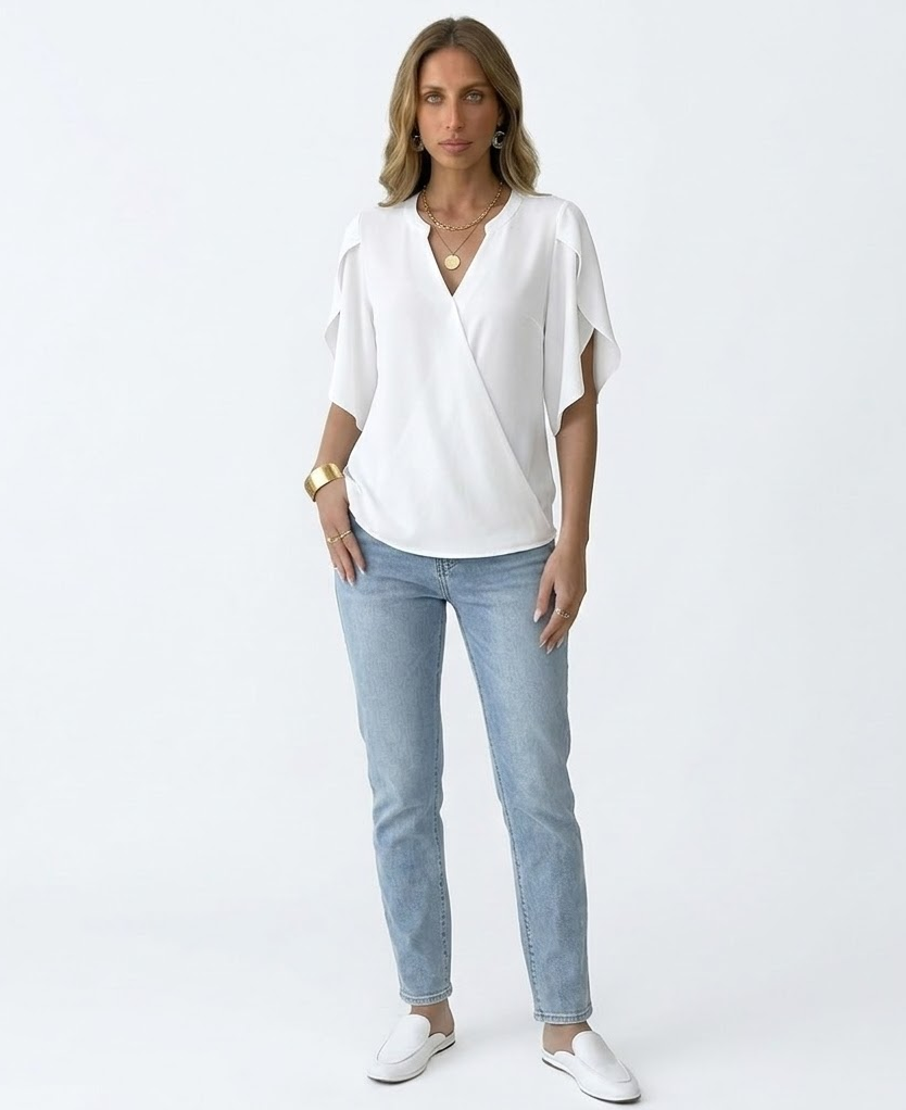 Blusa  ligera petalo