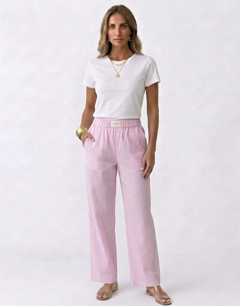 Pantalón ligero de Rayas