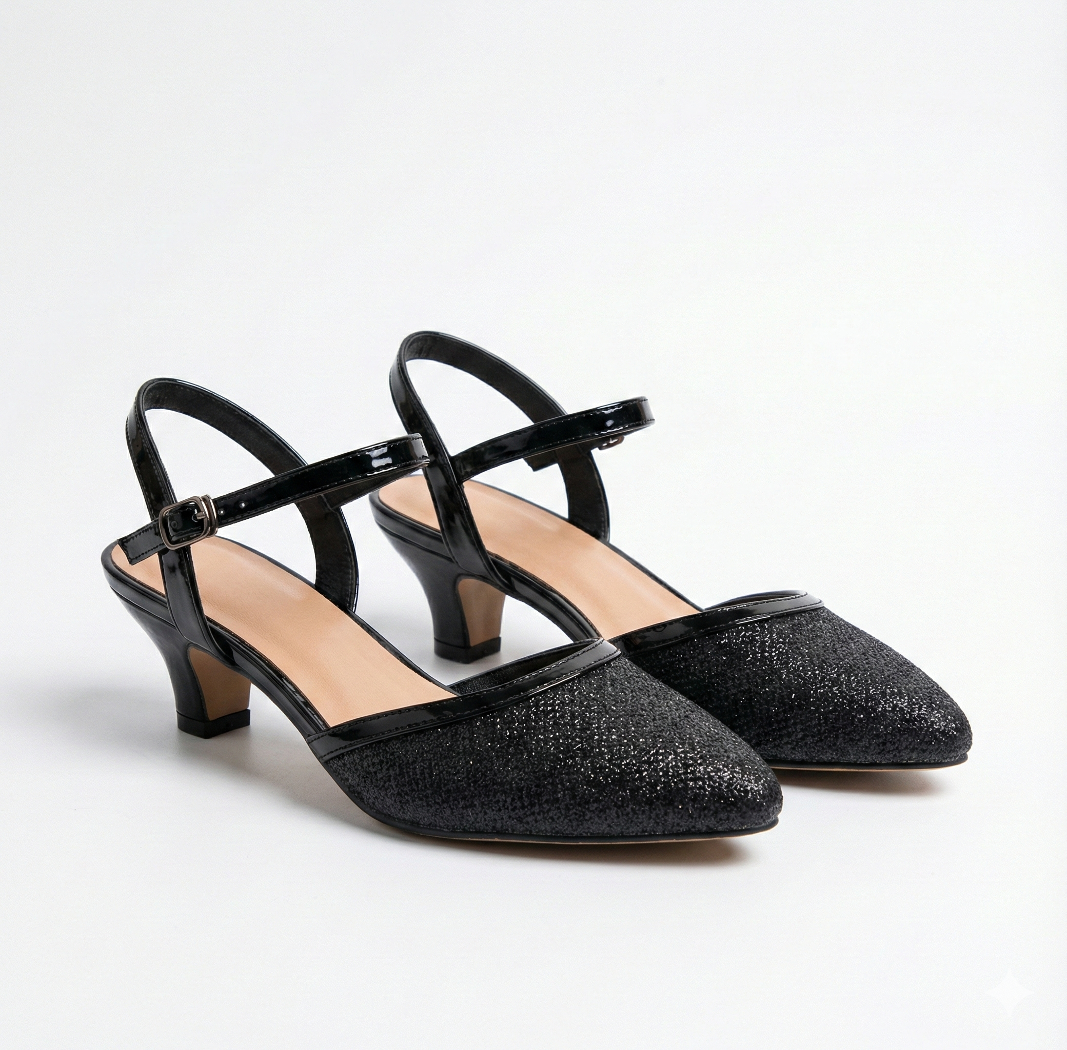 Sandalias con Purpurina