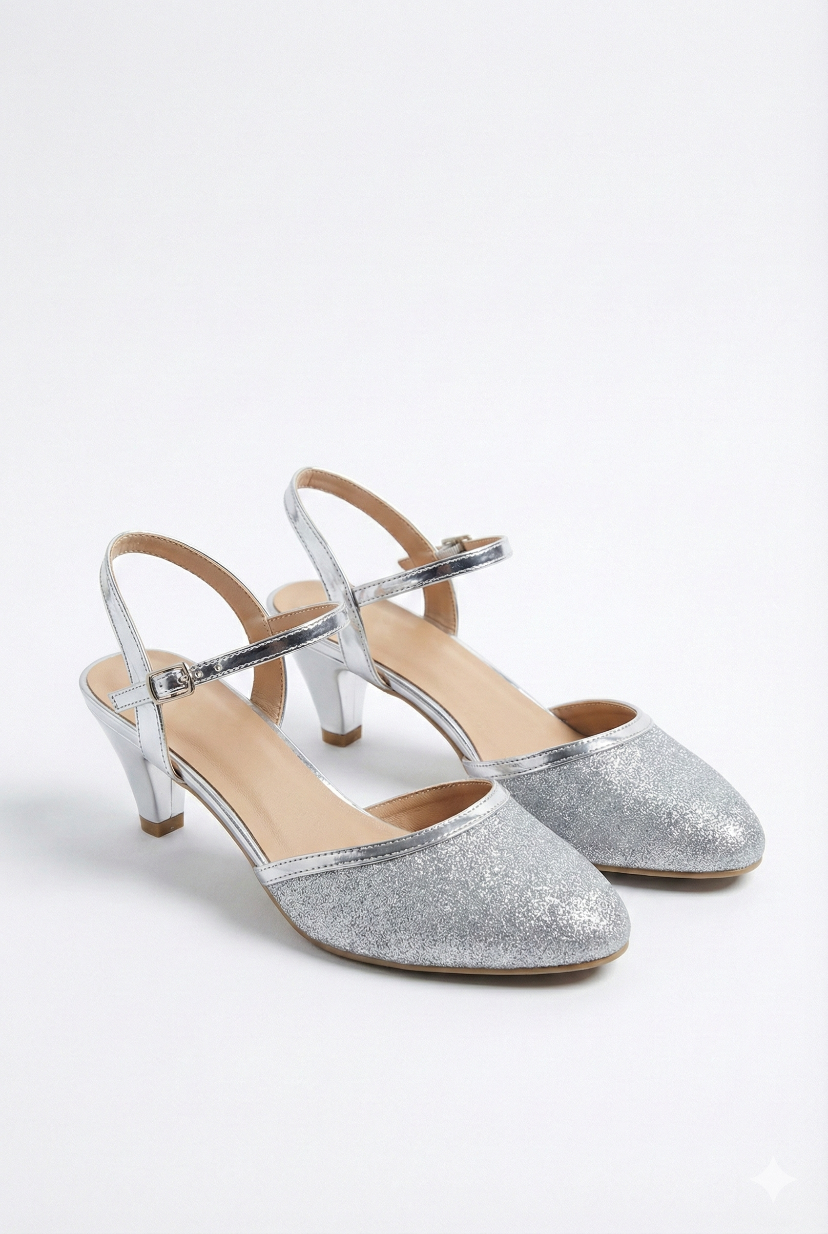 Sandalias con Purpurina