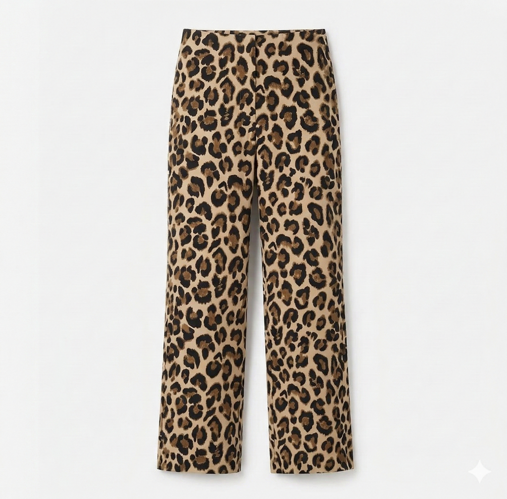 Pantalón Acampanado Leopardo