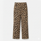 Pantalón Acampanado Leopardo