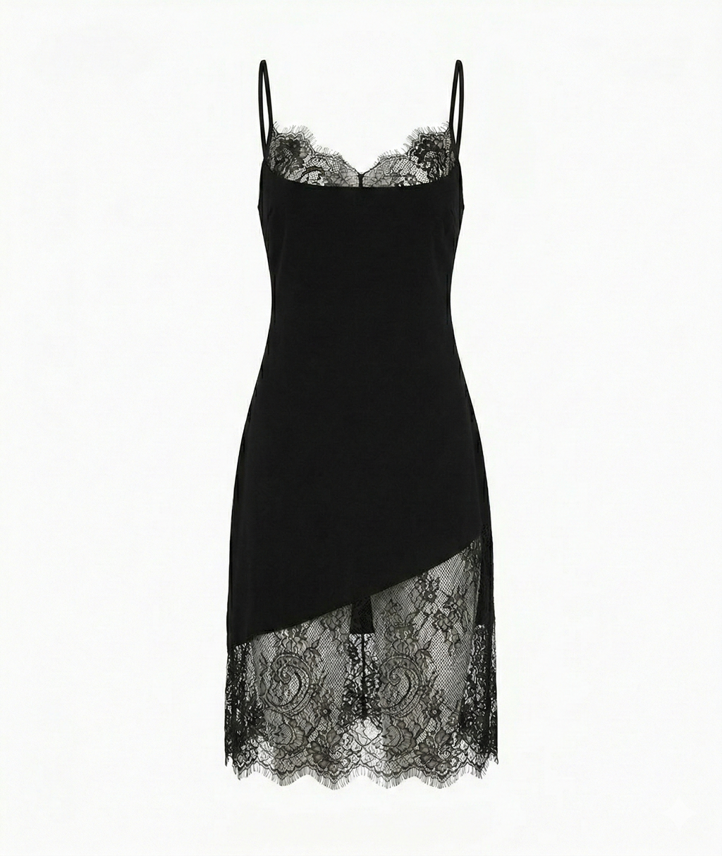 Vestido corto sin mangas